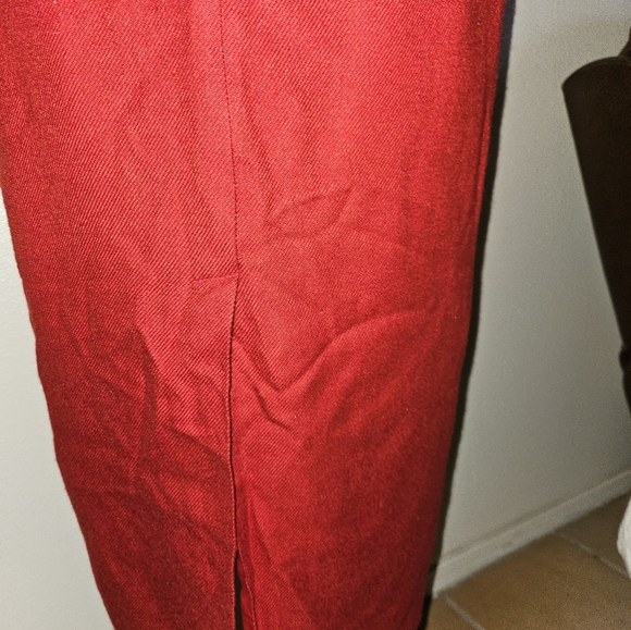 Tailor B Moss Womans Red Pencil Skirt Size 4 - Picture 7 of 11